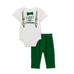 NEW Adorable St Patrick’s Day Lucky and Charming Outfit
